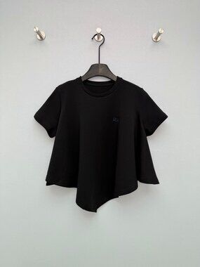 Loewe 2026 Asymmetrical Short-Sleeve Top